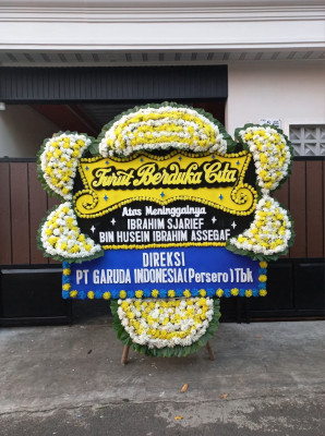 Papan Bunga Duka di WAJO
